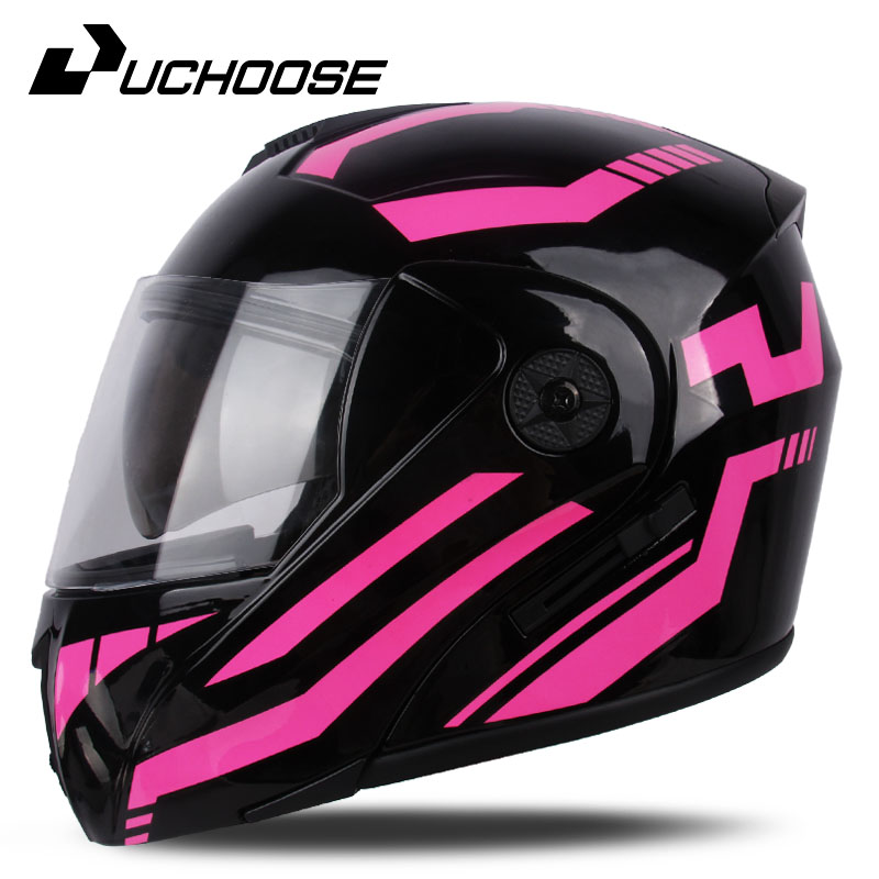 Modular Motorcycle Helmet Dot Approved - Neuer Motorradhelm, Vollgesichts-Rennhelm mit Doppel-Sonnenblende, für