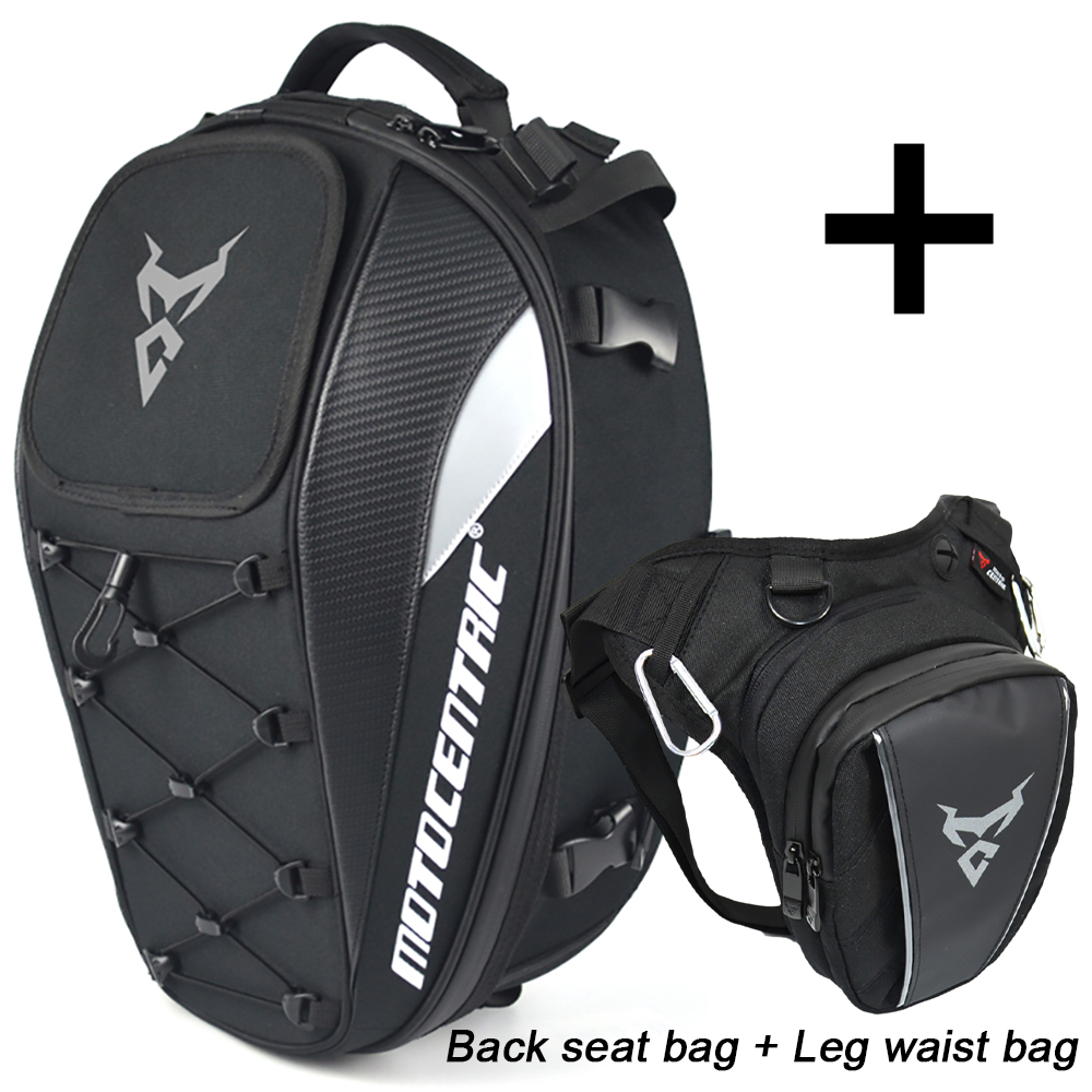 Motorcycle Helmet Bag Backpack - Moto zentrische wasserdichte Motorrad-Heck tasche Multifunktions-Rücksitz