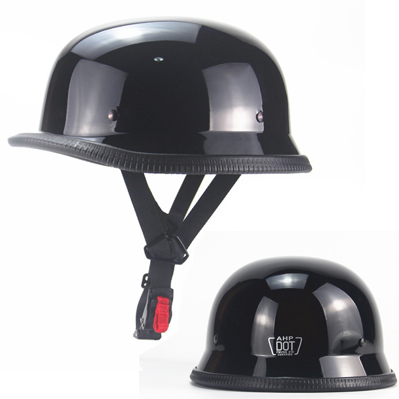 Open Face Helmet Retro Vintage - Vintage Motorrad Cruiser Helm Jethelm Halbhelm
