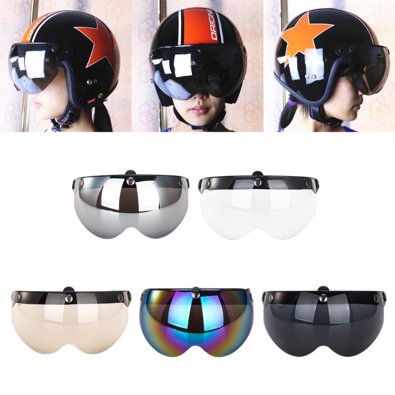 Open Face Helmet Retro Vintage - Bubble Helmvisiere für Universal Retro 3