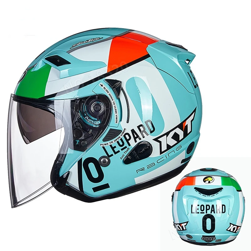 Open Face Helmet Retro Vintage - Kyt Motorrad Helm Jet Vintage Helm
