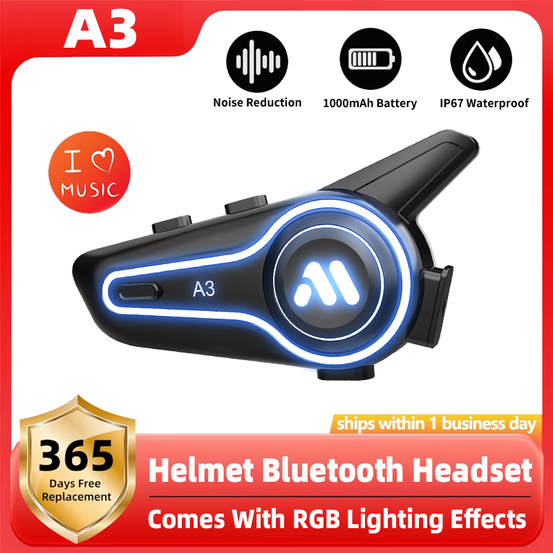Motorcycle Helmet Bluetooth Built In - Neue A3 Motorrad Helm Bluetooth Headset