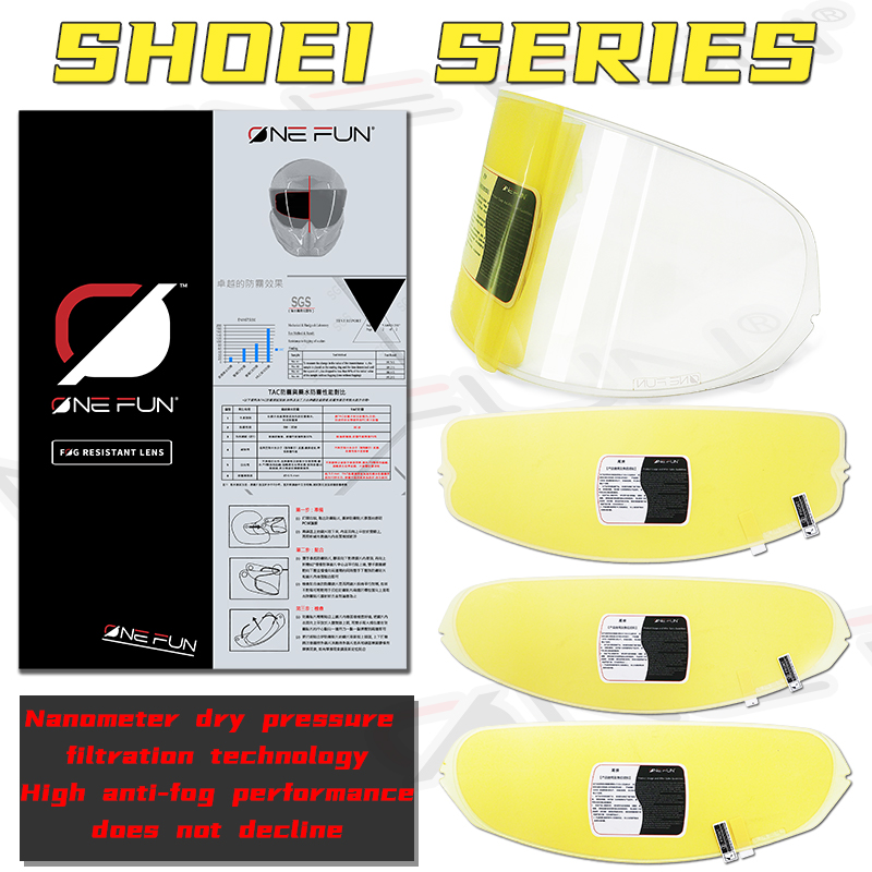 Helmet Pinlock Anti Fog Insert - Z8 Anti-Beschlag-Visiereinsätze kompatibel mit SHOEI Z8