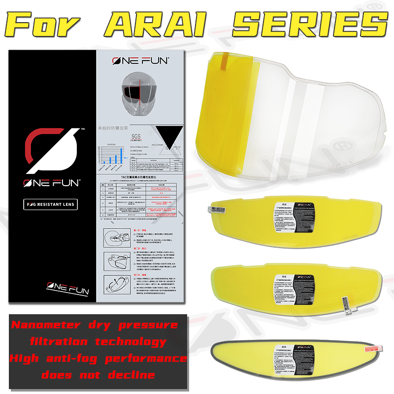Helmet Pinlock Anti Fog Insert - RX7X Anti-Fog-Visiereinsätze, kompatibel mit AR RX7X
