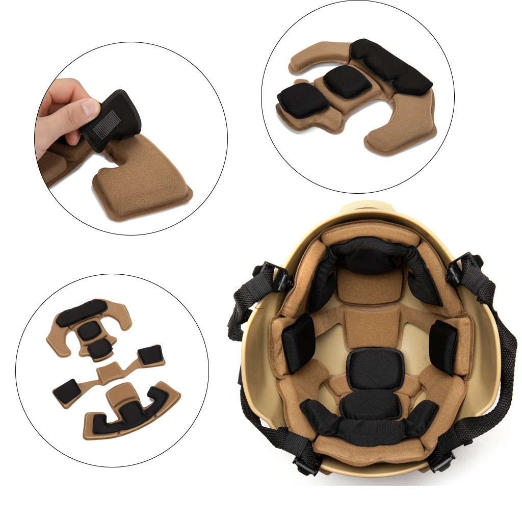 Helmet Replacement Liner Pads - Memory Foam Taktisches Pad Ersatz Luftkissen