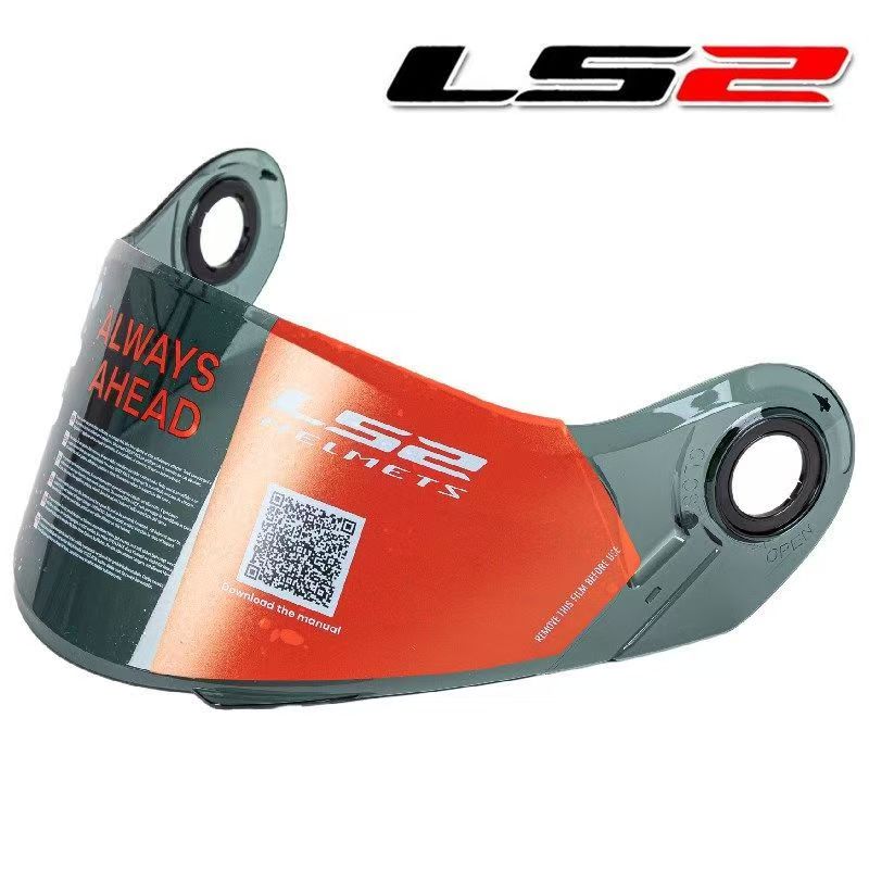 Flip Up Helmet Dual Visor - LS2 Ff370 Klappvisier für Motorradhelm, Farbiges