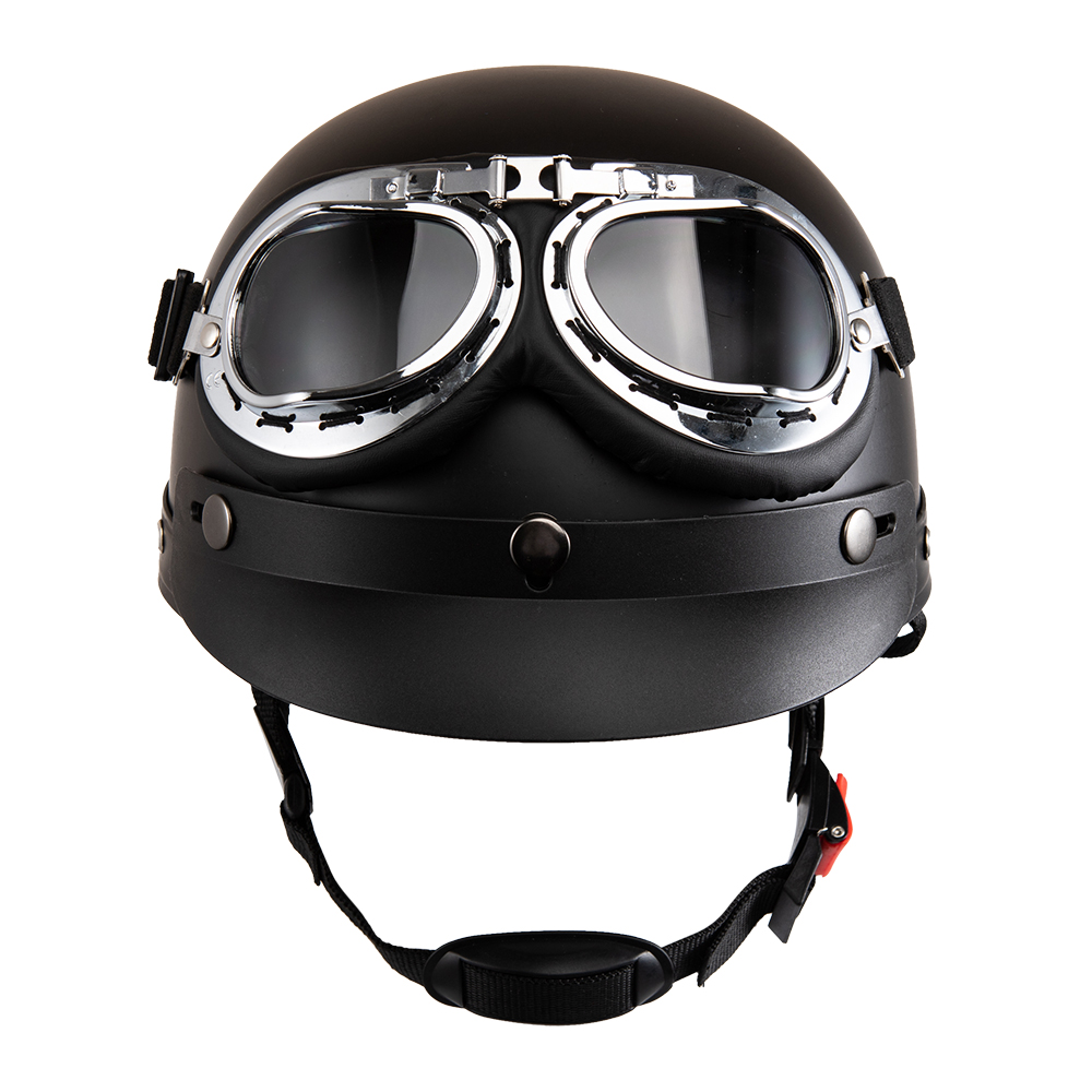 Open Face Helmet Retro Vintage - Motorrad Helm Open Face Retro Capacete