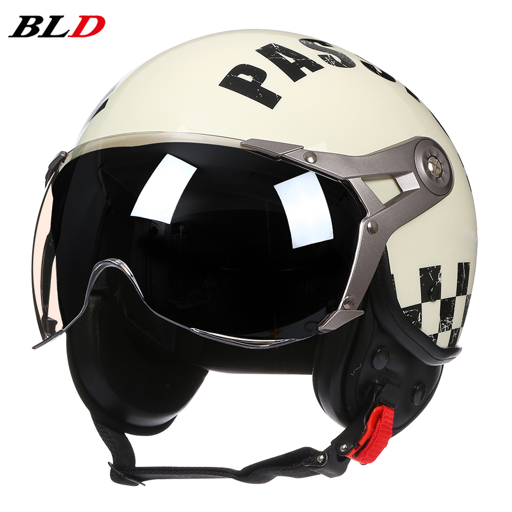 Retro 3/4 Jethelm Vintage Jet  – Open Face Helmet Retro Vintage Bewertung und Preis