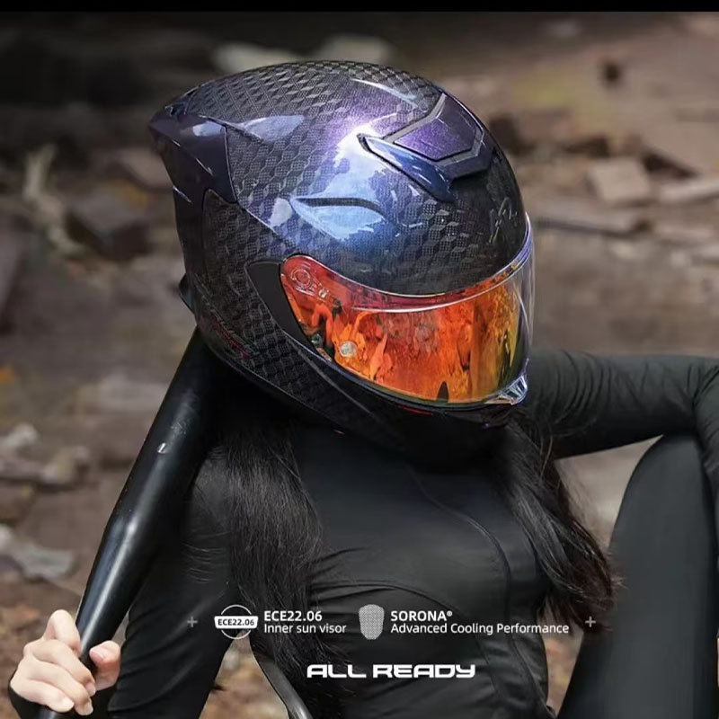 AR 12K Carbon Fiber Motorradhe – Full Face Helmet Carbon Fiber Bewertung und Preis
