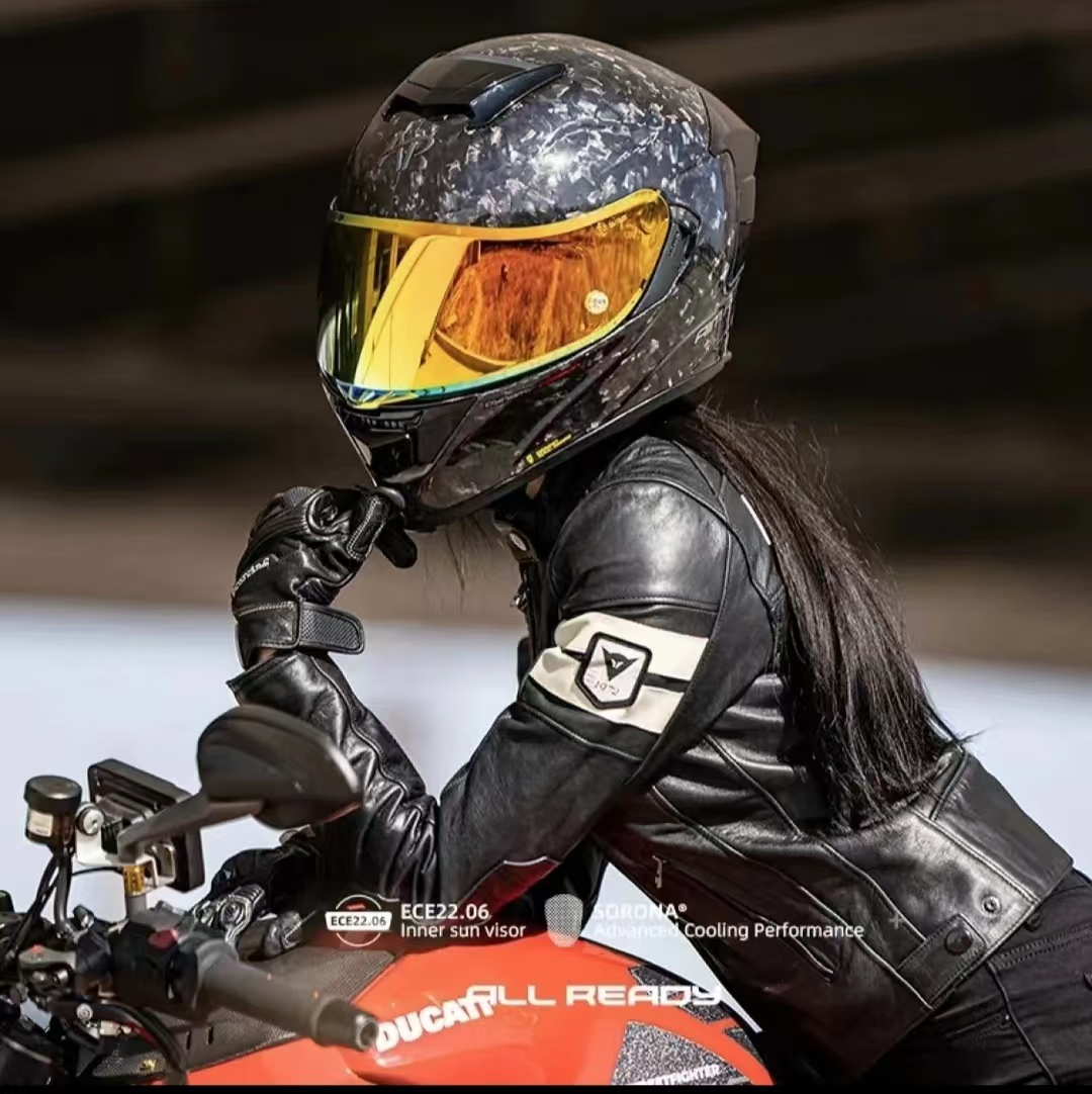 AR 12K Carbon Fiber Motorradhe – Full Face Helmet Carbon Fiber Bewertung und Preis