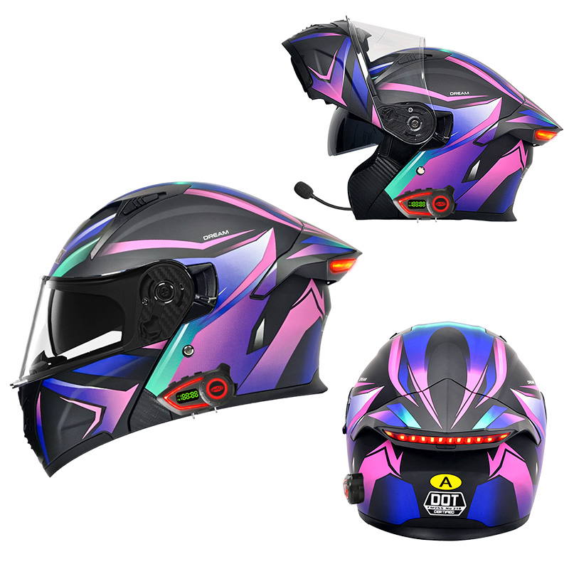 DOT-zertifizierte Motorradhelm – Motorcycle Helmet Bluetooth Built In Bewertung und Preis