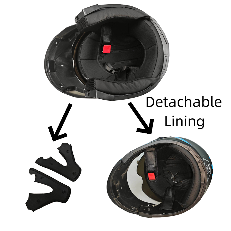 Hochklappbarer Motorradhelm mi – Motorcycle Helmet Sun Visor Inner Bewertung und Preis