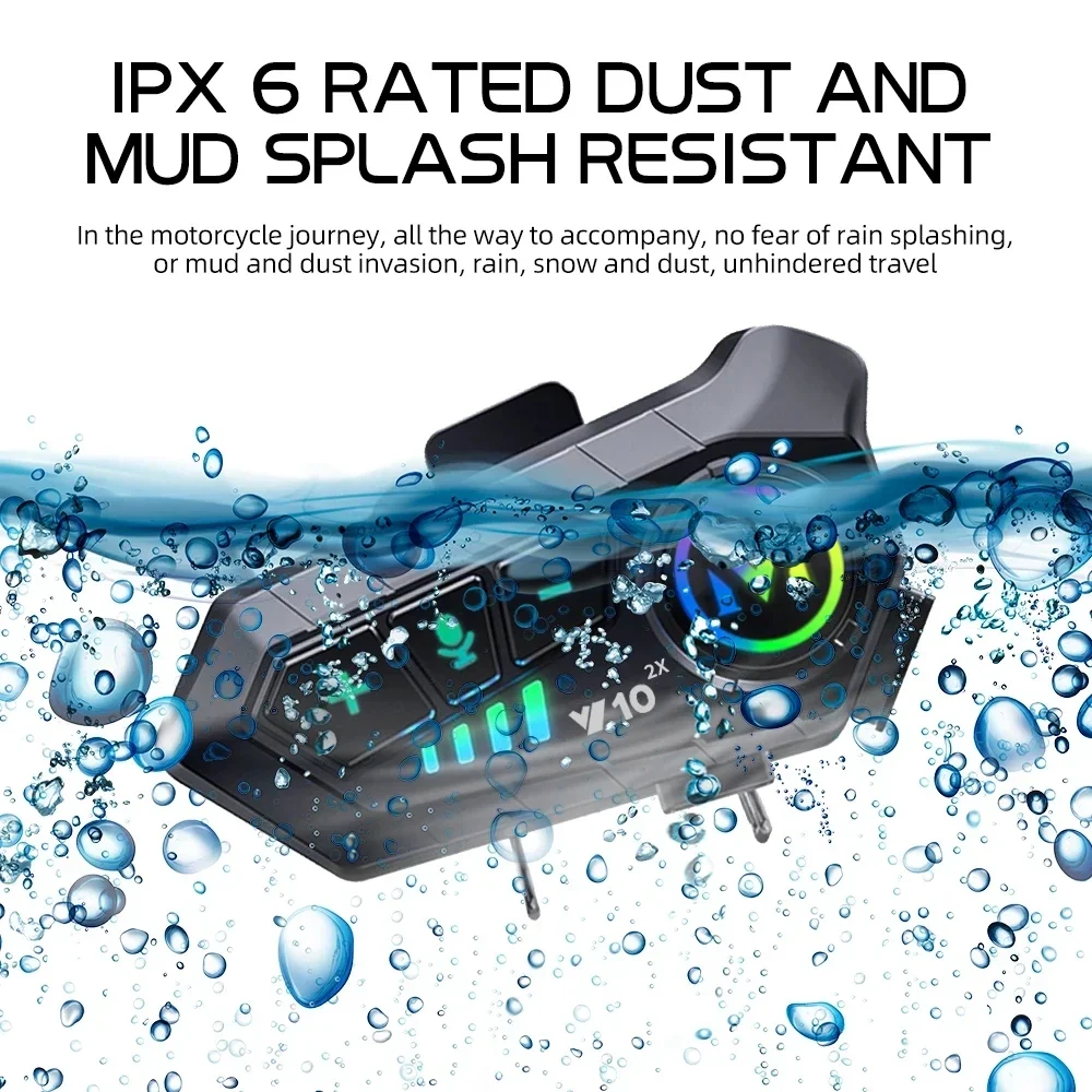 V10 2X Bluetooth Motorradhelm- – Motorcycle Helmet Bluetooth Built In Bewertung und Preis