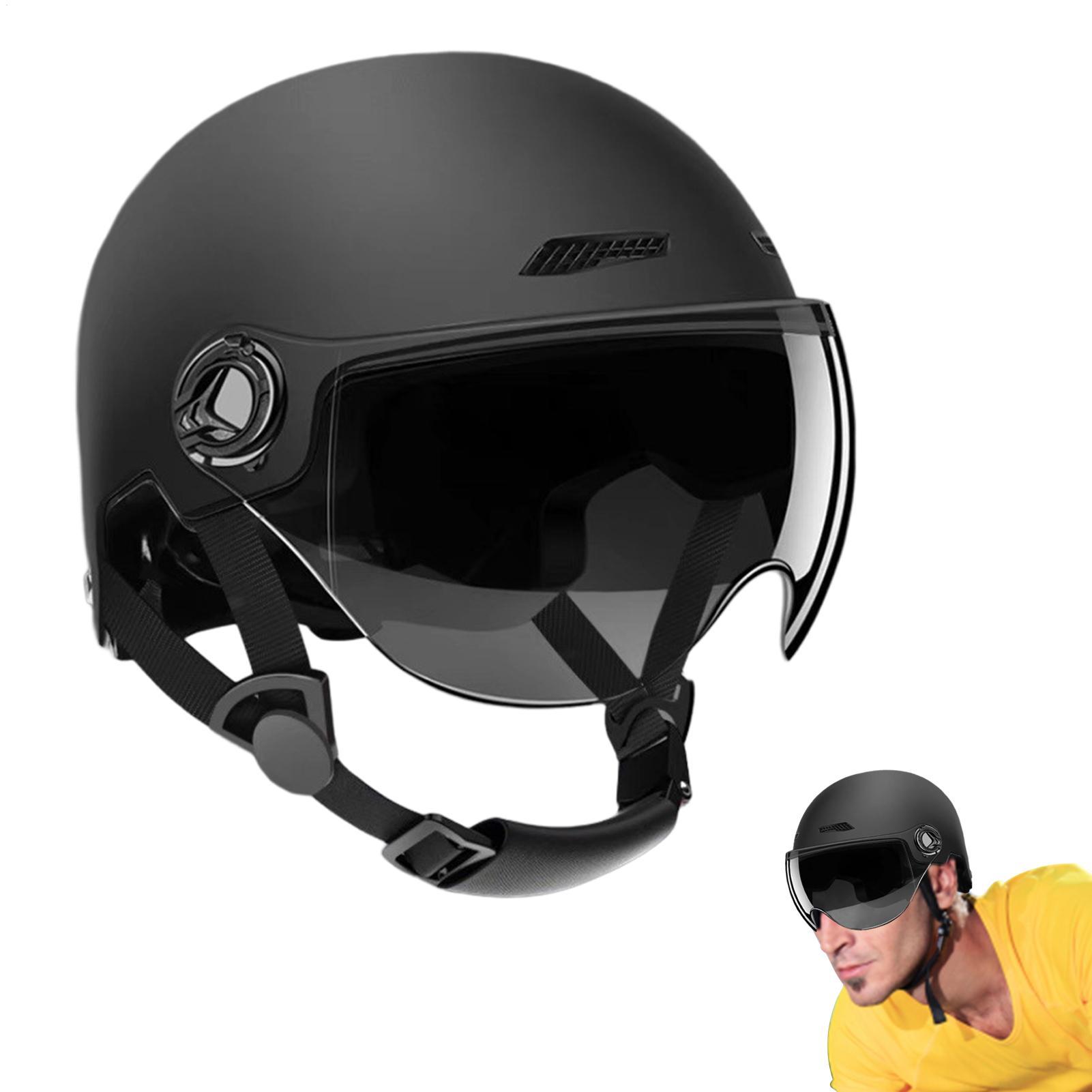 Herren-Motorradhelm, Halbgesic – Motorcycle Helmet Sun Visor Inner Bewertung und Preis
