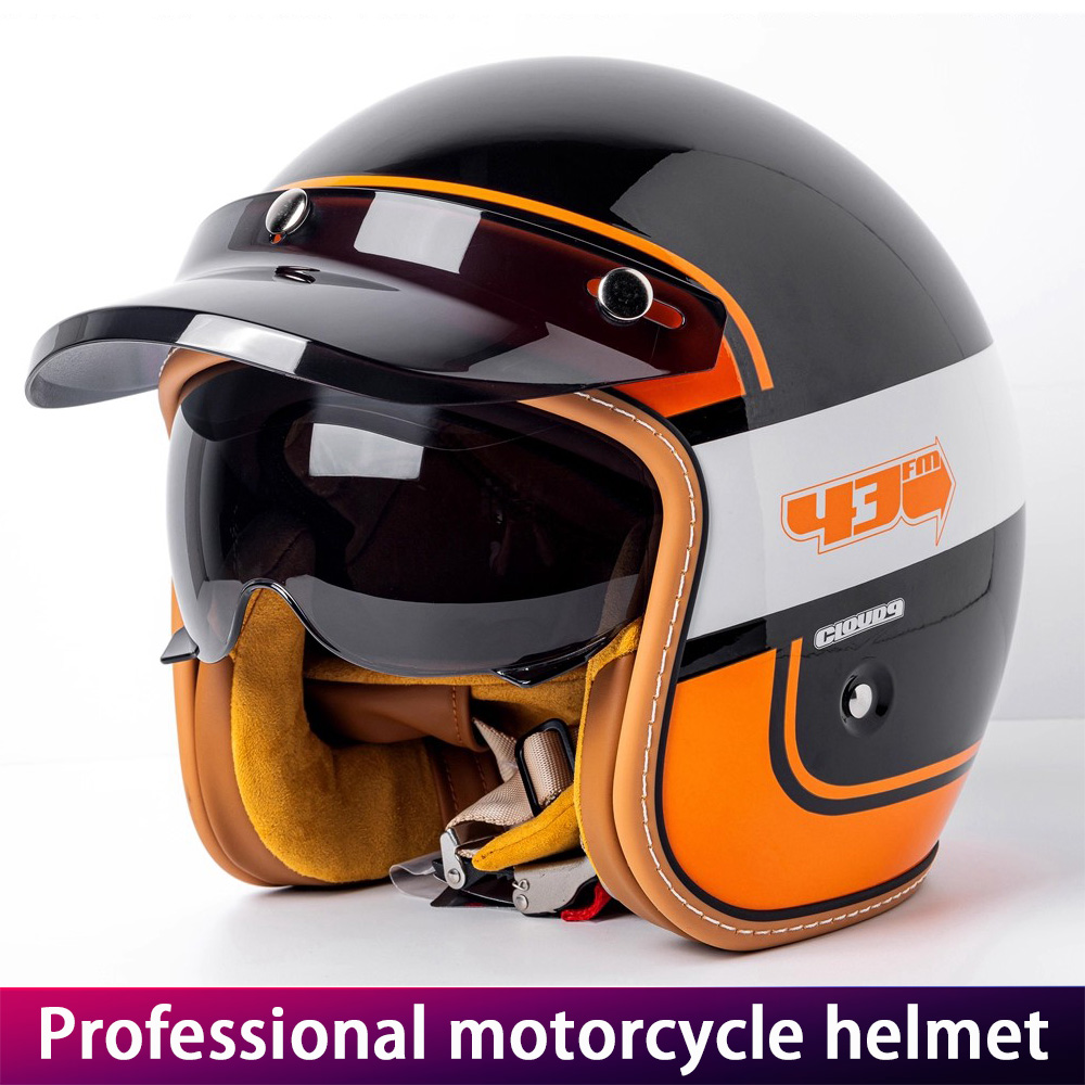 DOT-Zertifizierter Retro 3/4 O – Open Face Helmet Retro Vintage Bewertung und Preis