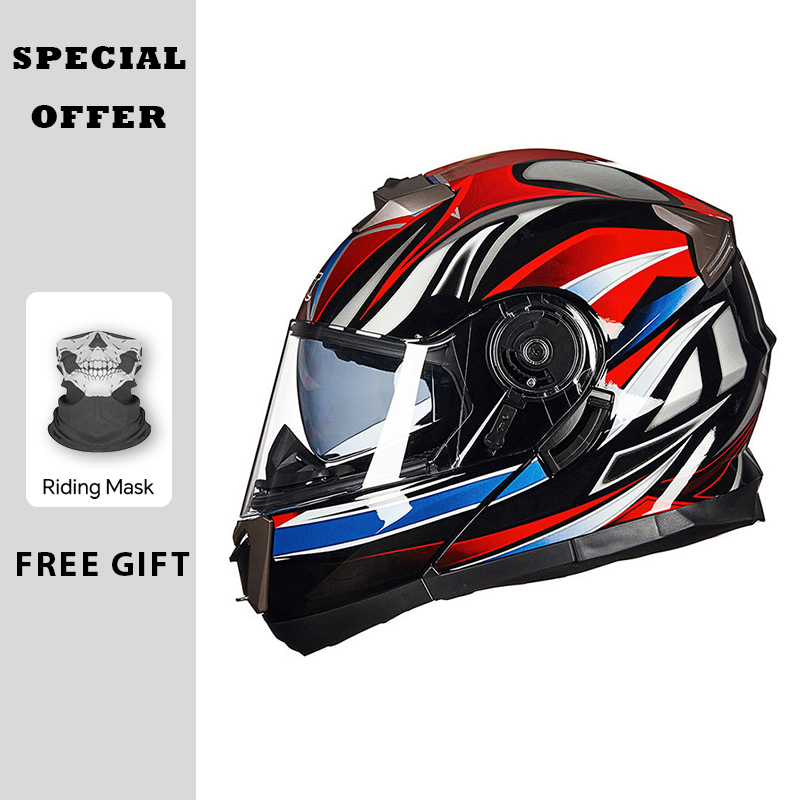 Motorradhelme Modularer hochkl – Modular Motorcycle Helmet Dot Approved Bewertung und Preis