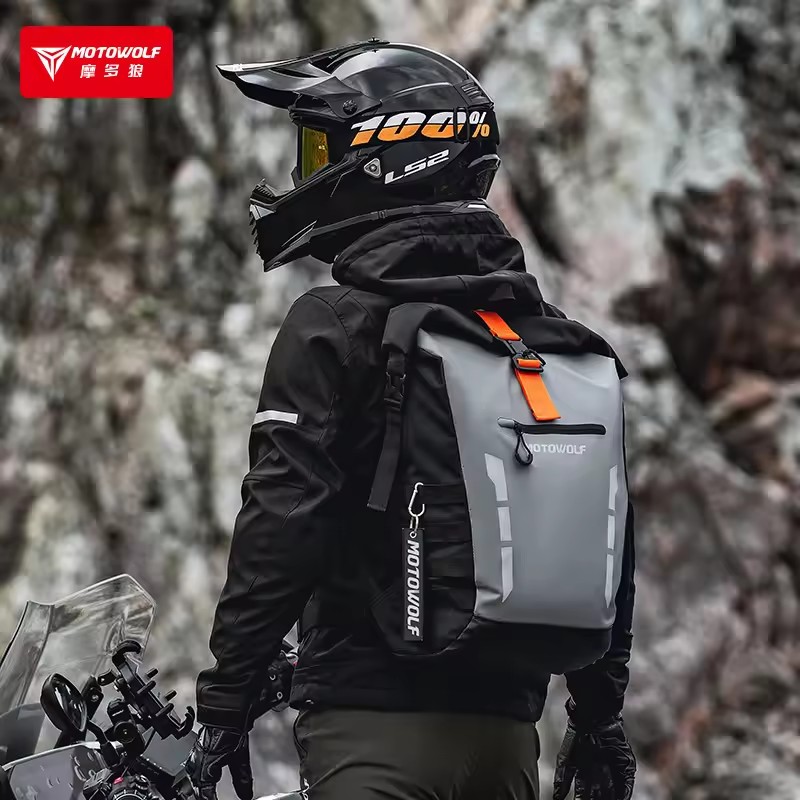 Motowolf Wasserdichter Motorra – Motorcycle Helmet Bag Backpack Bewertung und Preis