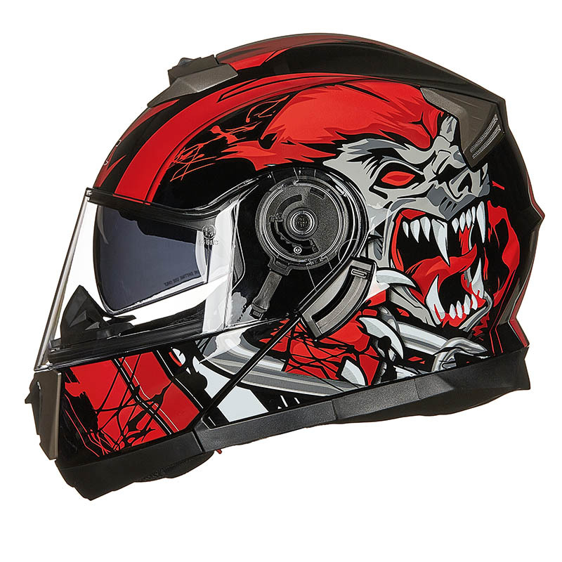 Modularer Motorradhelm mit Dop – Flip Up Helmet Dual Visor Bewertung und Preis