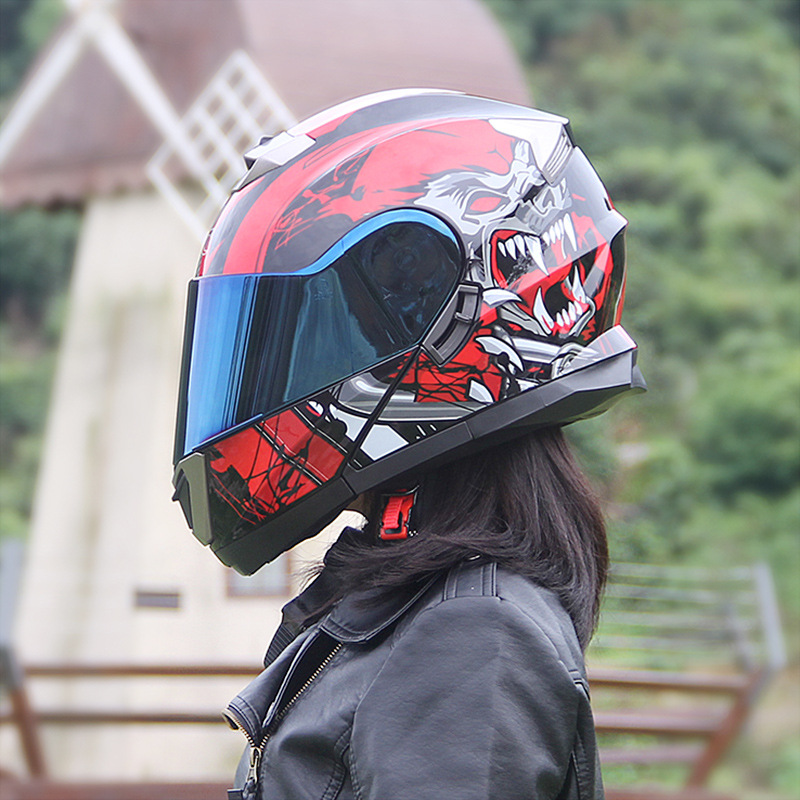 Modularer Motorradhelm mit Dop – Flip Up Helmet Dual Visor Bewertung und Preis