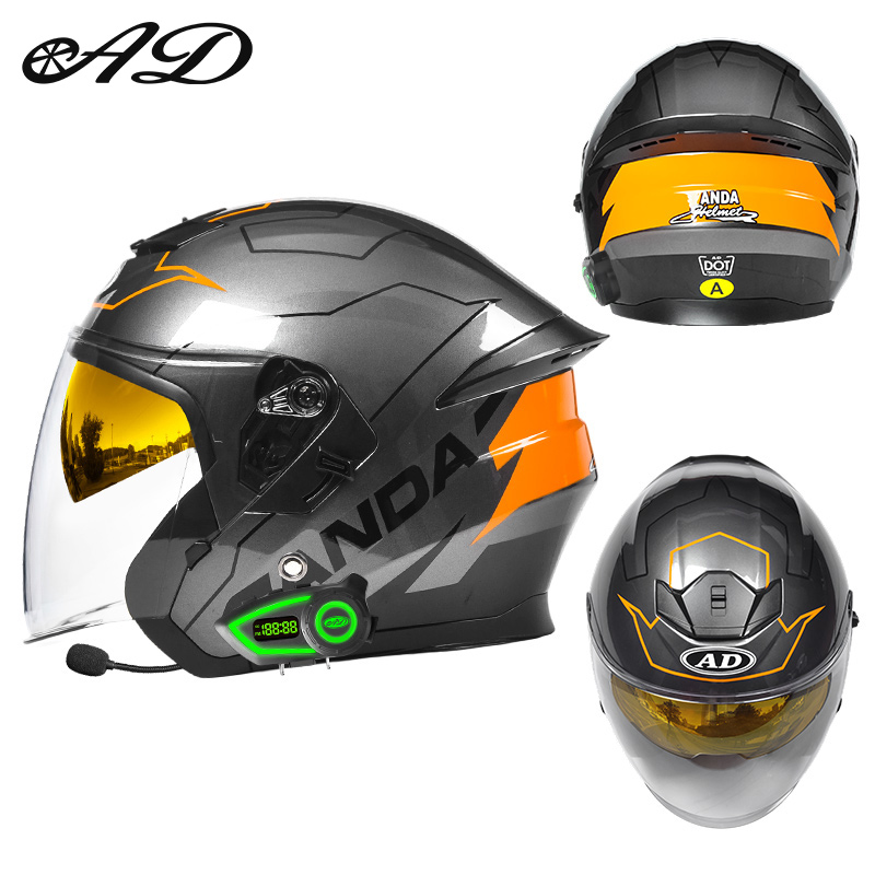 DOT-zertifizierter hochwertige – Motorcycle Helmet Bluetooth Built In Bewertung und Preis