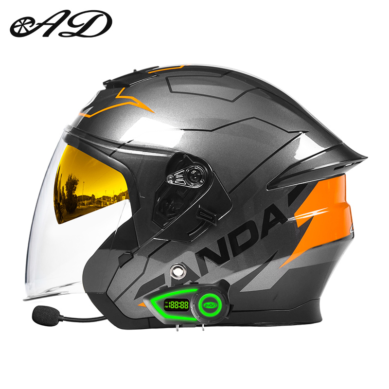 DOT-zertifizierter hochwertige – Motorcycle Helmet Bluetooth Built In Bewertung und Preis