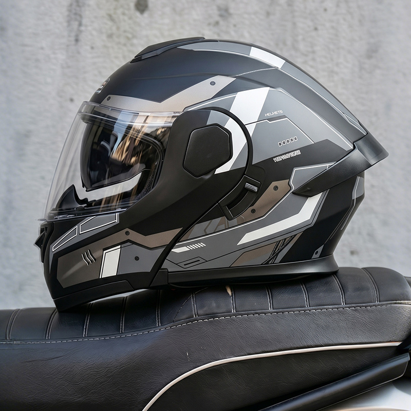 DOT-Zertifizierter Ad Factory  – Motorcycle Helmet Bluetooth Built In Bewertung und Preis