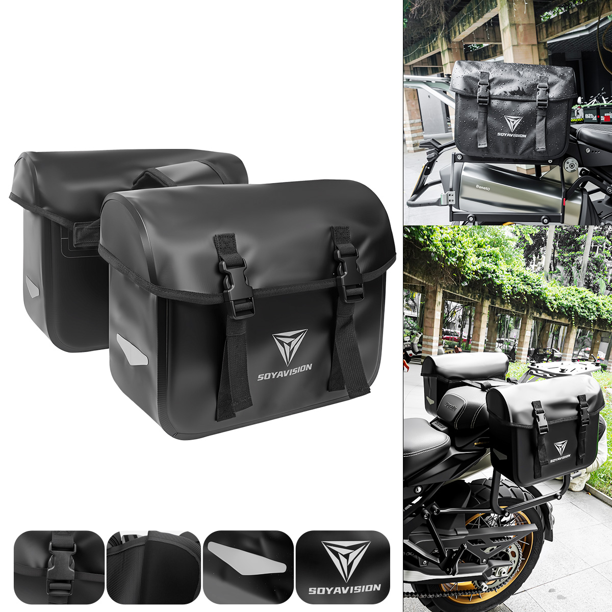 Motorrad-Seitentasche 12L Rege – Motorcycle Helmet Bag Backpack Bewertung und Preis