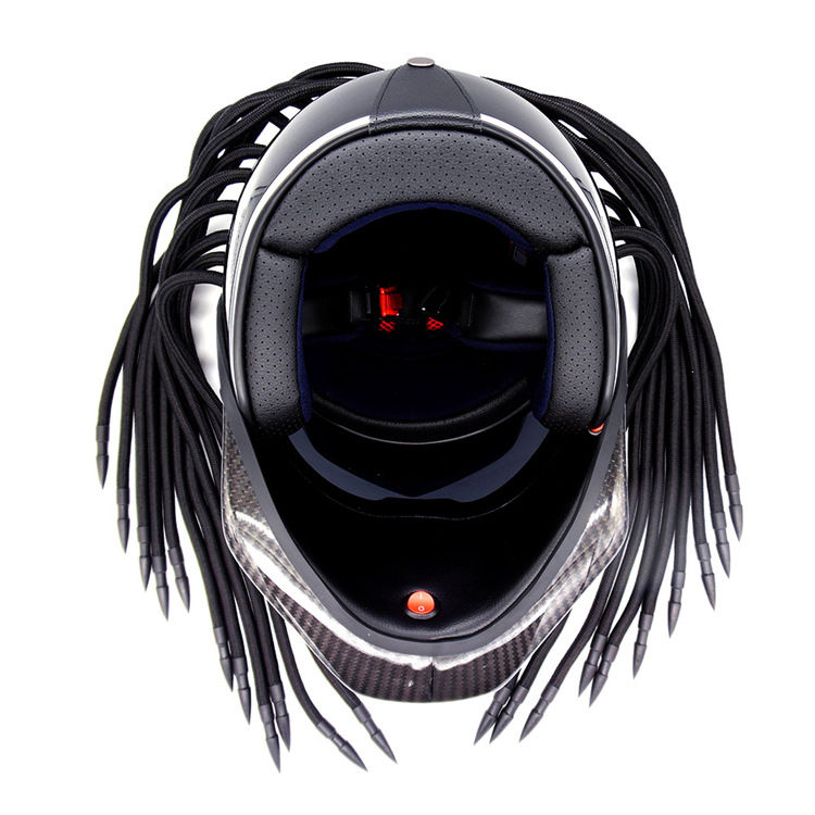 Carbon-Faser Schwarzer Motorra – Full Face Helmet Carbon Fiber Bewertung und Preis