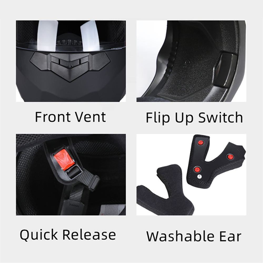 Modularer Motorradhelm Dual Le – Motorcycle Helmet Sun Visor Inner Bewertung und Preis