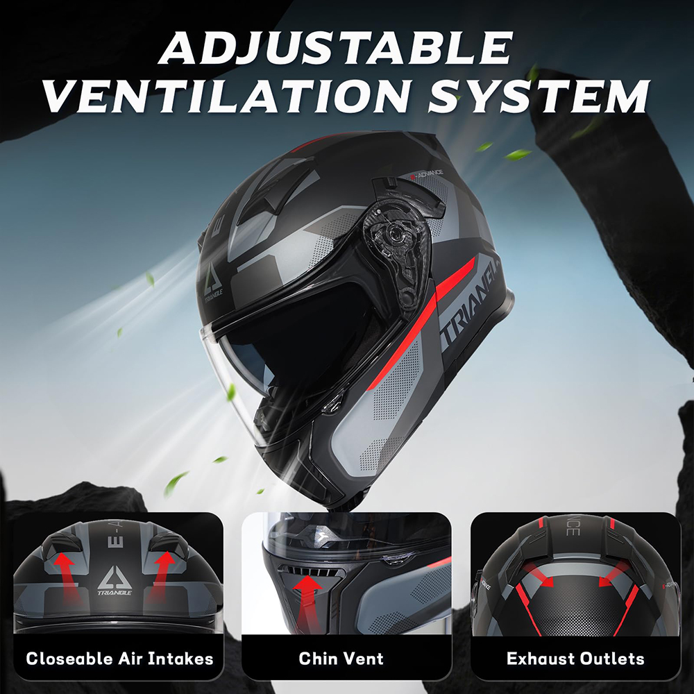 Cyril Flip-Up-Motorradhelm für – Motorcycle Helmet Bluetooth Built In Bewertung und Preis