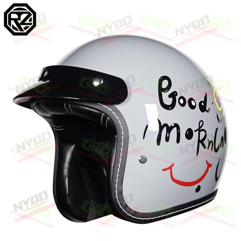 Orz Retro 3/4 Open Face Motorr – Open Face Helmet Retro Vintage Bewertung und Preis