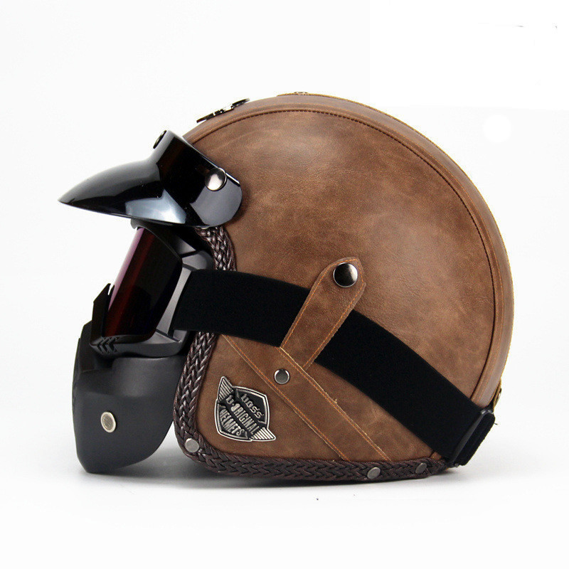 Neue Ankunft Helme Open Gesich – Open Face Helmet Retro Vintage Bewertung und Preis