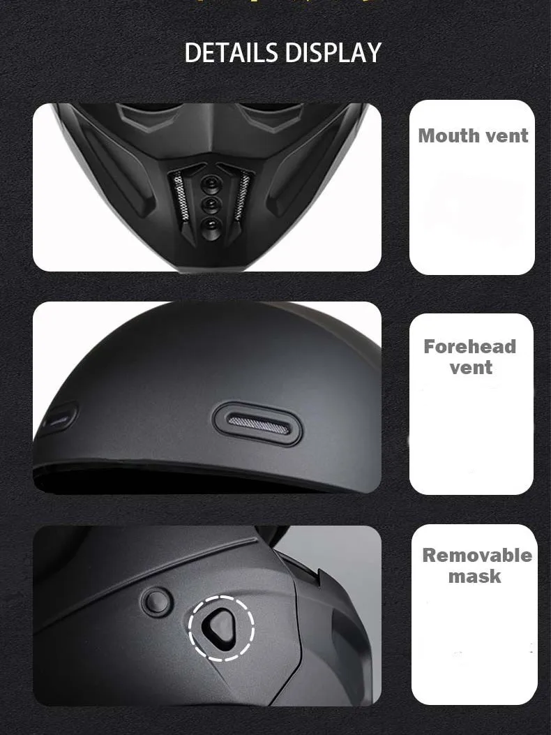 Vintage Retro Motorradhelm Cas – Full Face Helmet Carbon Fiber Bewertung und Preis