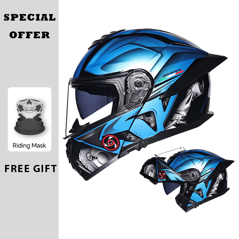 Motorrad Klapphelm Doppelvisie – Flip Up Helmet Dual Visor Bewertung und Preis