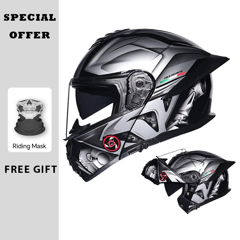 Motorrad Klapphelm Doppelvisie – Flip Up Helmet Dual Visor Bewertung und Preis