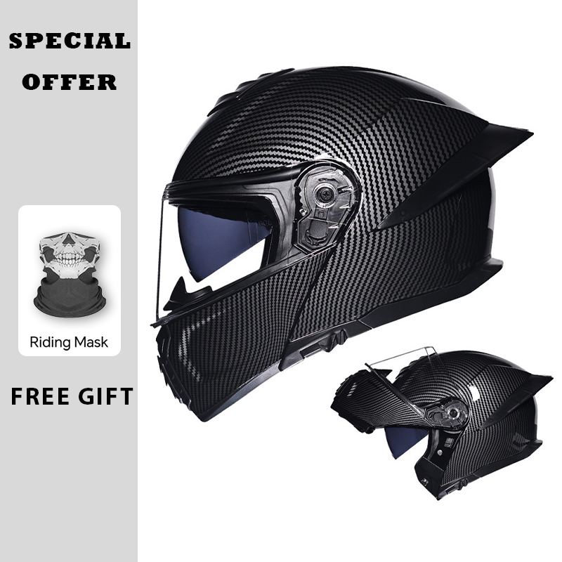 Motorrad Klapphelm Doppelvisie – Flip Up Helmet Dual Visor Bewertung und Preis