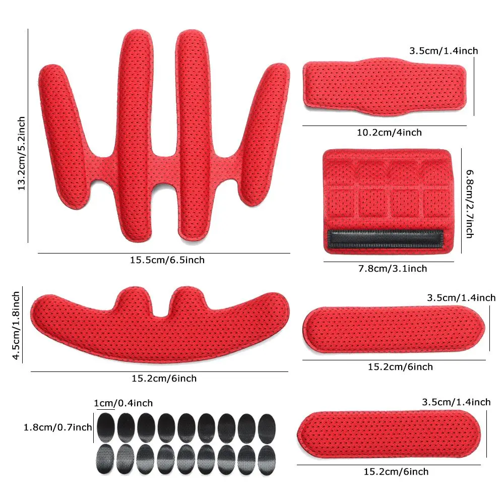 1 Set Universal-Helm-Schaumsto – Helmet Replacement Liner Pads Bewertung und Preis