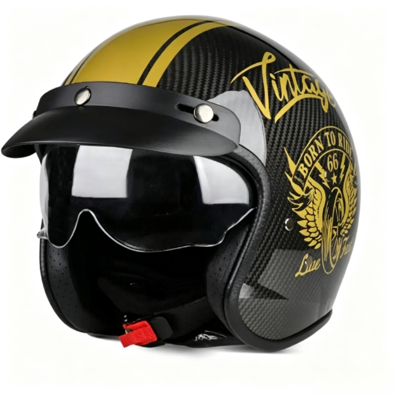 Stoßfester 3/4-Offen-Motorradh – Motorcycle Helmet Sun Visor Inner Bewertung und Preis