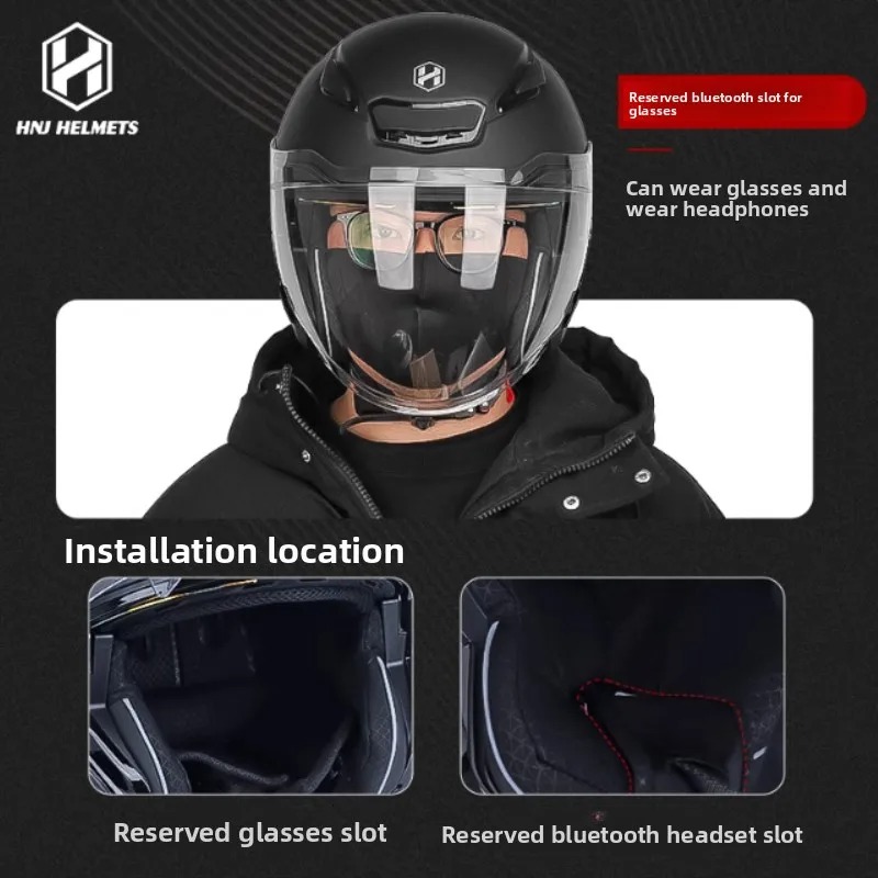 Angesagter Motorrad-Halbhelm 3 – Motorcycle Helmet Bluetooth Built In Bewertung und Preis