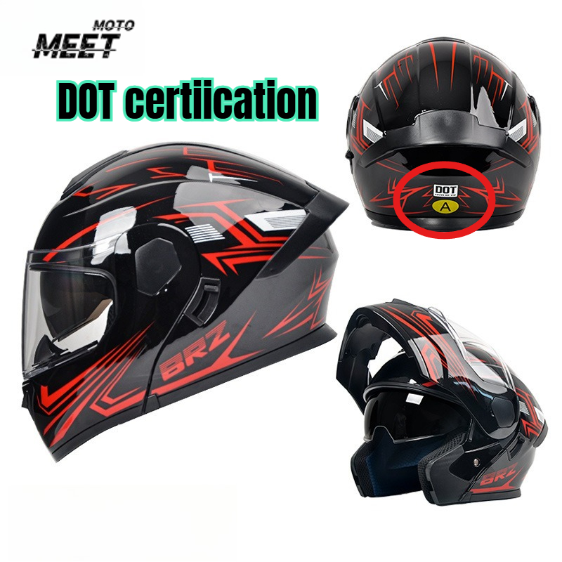 ABS Klapphelm Open-Face Motorr – Flip Up Helmet Dual Visor Bewertung und Preis